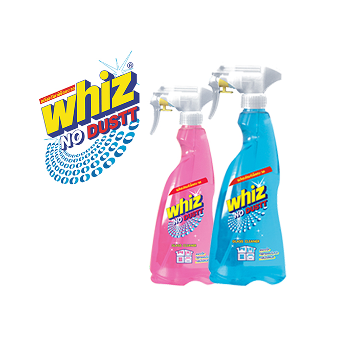 น้ำยาเช็ดกระจก สีฟ้า กลิ่นโรสแมรี่