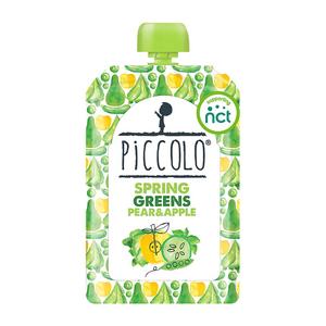 Pouch Food Spring Greens Pear and Apple