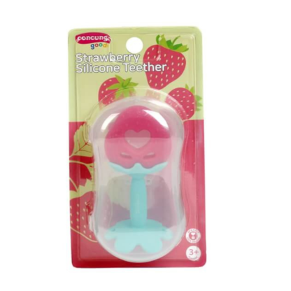 Strawberry Silicone Teether