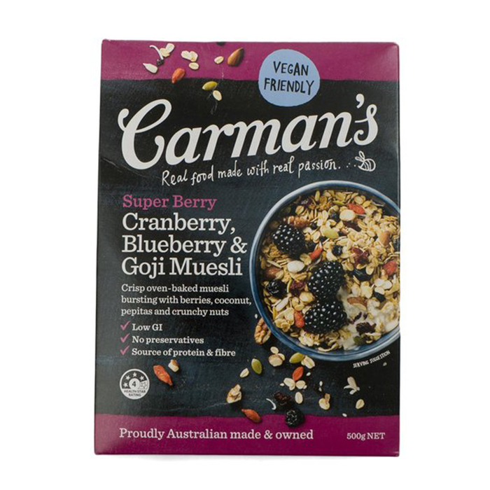 Super Berry Cranberry Blueberry Goji Muesli 