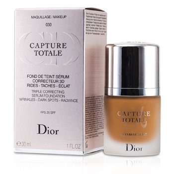 Capture Total Triple Correcting Serum SPF 25 Foundation, No. 030/ Beige, Medium, 1 Ounce