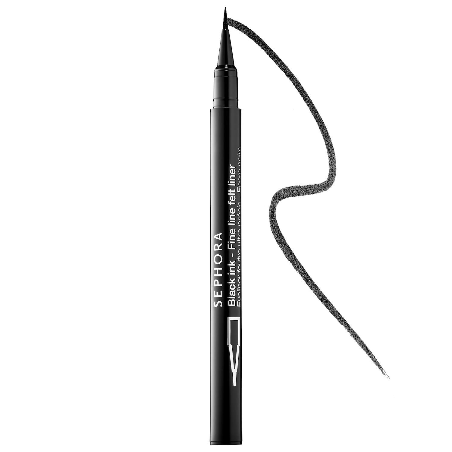 Black Ink Fine Line Felt Liner