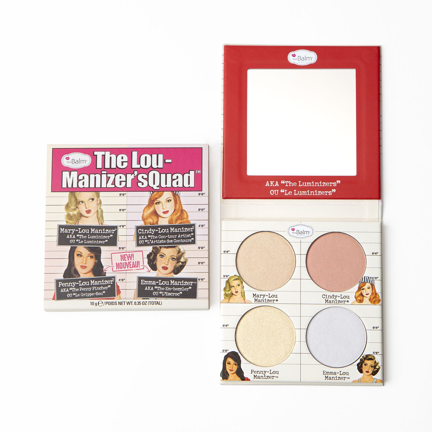 The Lou Manizer's Quad (highlighter) - 10g/0.35oz