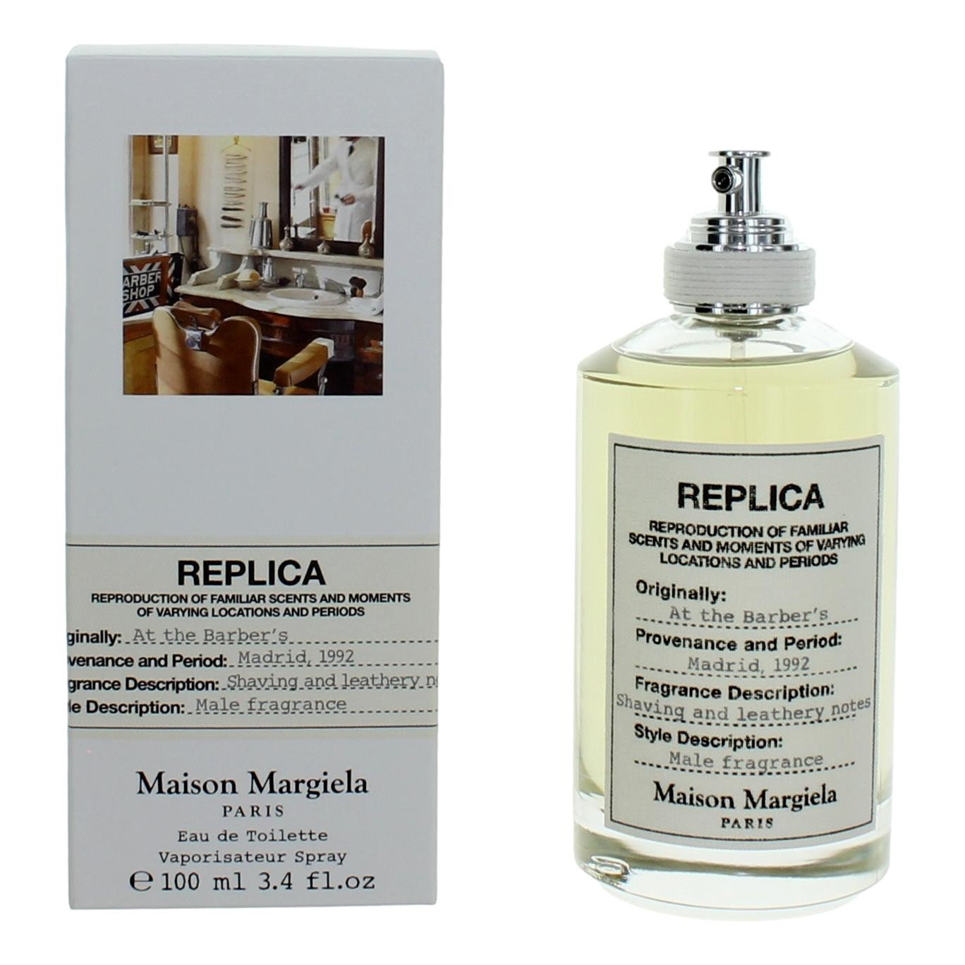 Replica at the Barber's Eau De Parfum Unisex 3.4 Oz