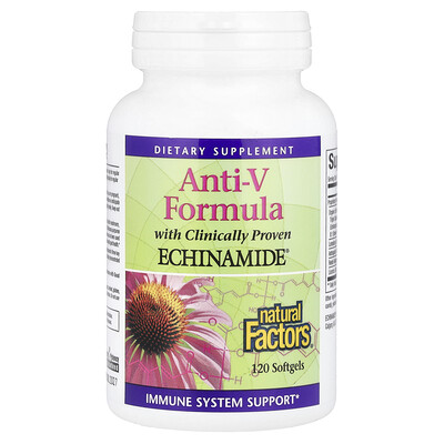 Natural Factors Echinamide Immune Support - 60 Organic Echinacea Softgels