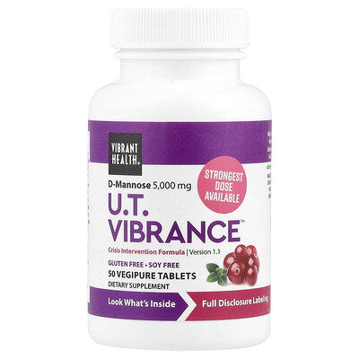 U.T. Vibrance™, 50 Vegipure Tablets