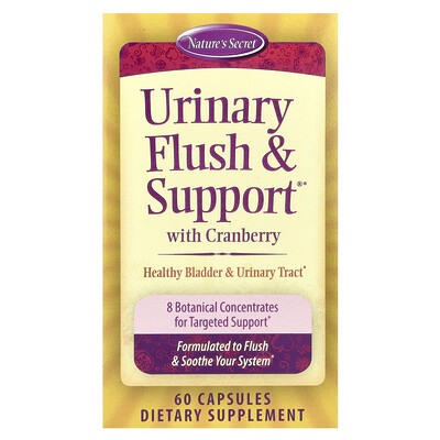 Urinary Flush & Support® with Cranberry, 60 Capsules