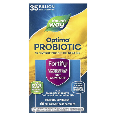 Fortify®, Optima® Probiotic, 35 Billion, 60 Delayed-Release Capsules