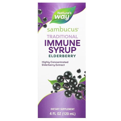 Sambucus, Traditional Immune Syrup, Elderberry, 4 fl oz (120 ml)