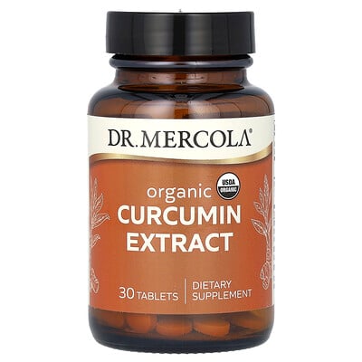Organic Curcumin Extract, 30 Tablets