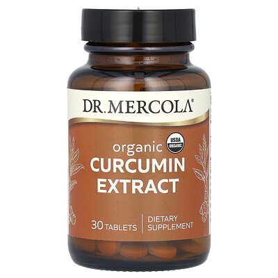 Organic Curcumin Extract, 30 Tablets