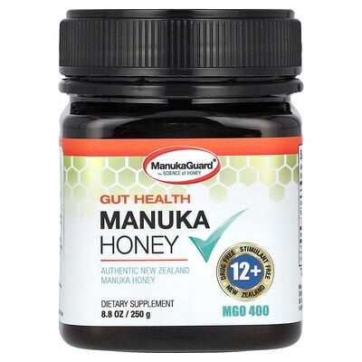 Manuka Honey, Gut Health, MGO 400, 8.8 oz (250 g)