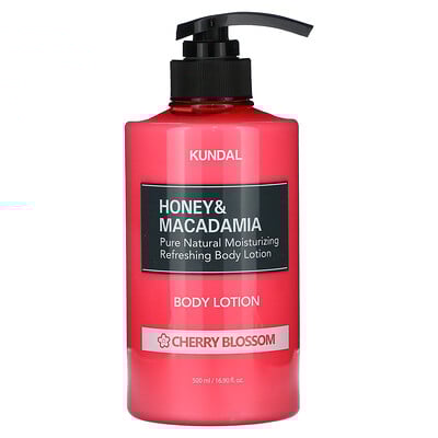 Honey & Macadamia, Body Lotion, Cherry Blossom, 16.9 fl oz (500 ml)