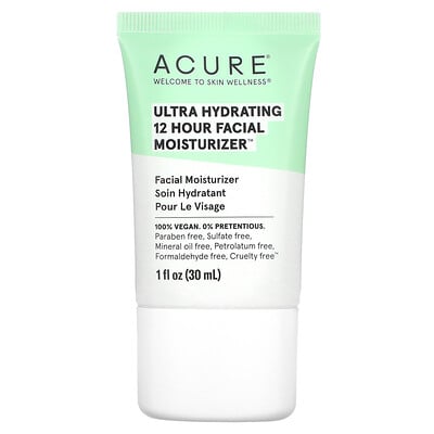 Ultra Hydrating, 12 Hour Facial Moisturizer, 1 fl oz (30 ml)