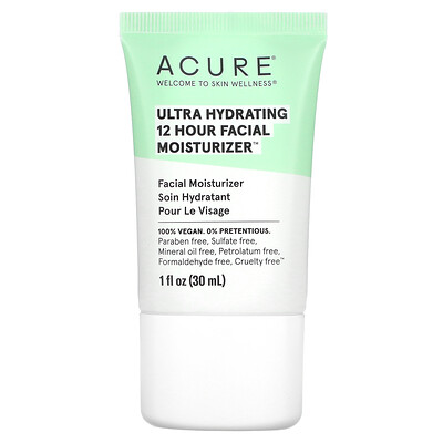 Ultra Hydrating, 12 Hour Facial Moisturizer, 1 fl oz (30 ml)