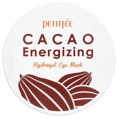Cacao Energizing Hydrogel Eye Mask, 60 Patches, 84 g
