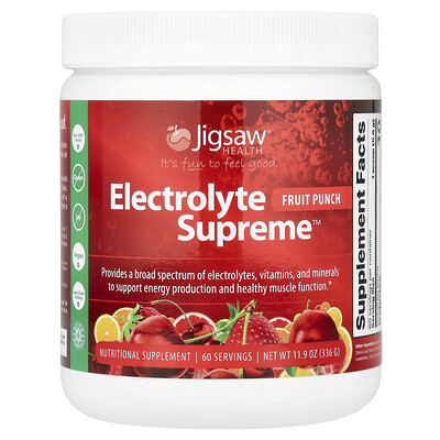 Electrolyte Supreme™, Fruit Punch, 11.9 oz (336 g)