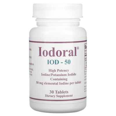 Iodoral, iod-50, 50 mg, 30 tablets by Optimox Reviews - Vitamins ...