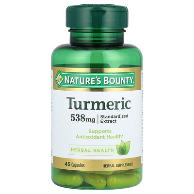 Turmeric, Standardized Extract, 538 mg, 45 Capsules