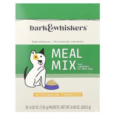 Meal Mix, Food Supplement, For Adult Dogs, 30 Packets, 0.26 oz (7.65 g) Each