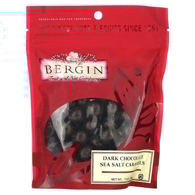 Dark Chocolate Sea Salt Caramels, 7 oz (198 g)