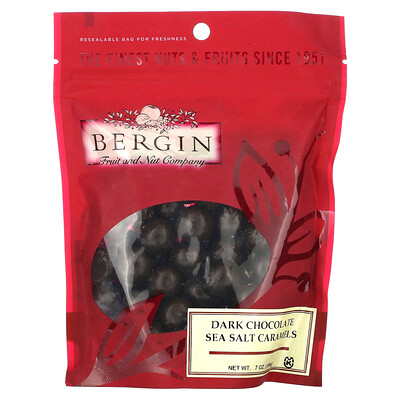 Dark Chocolate Sea Salt Caramels, 7 oz (198 g)