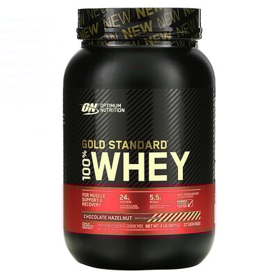 Gold Standard® 100% Whey, Chocolate Hazelnut, 2 lb (907 g)