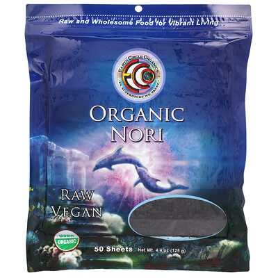 Organic Nori, 50 Sheets, 4.4 oz (125 g)