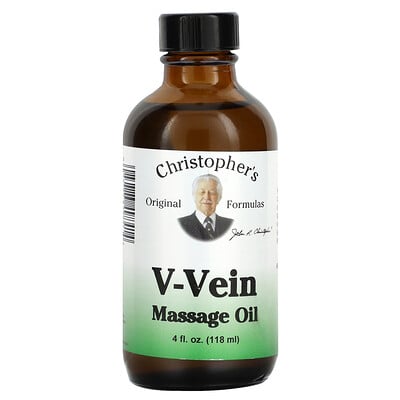 V-Vein Massage Oil, 4 fl oz (118 ml)