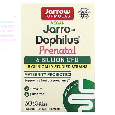 Vegan Jarro-Dophilus, Prenatal, 6 Billion CFU, 30 Veggie Capsules