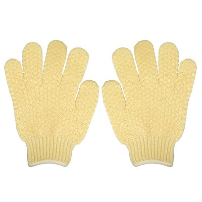 Exfoliating Hydro Gloves, Natural, 1 Pair