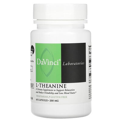 L-Theanine , 200 mg , 60 Capsules