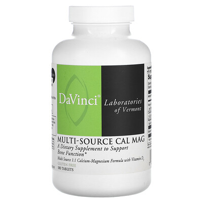 Multi-source cal mag, 180 tablets de Davinci laboratories of vermont ...