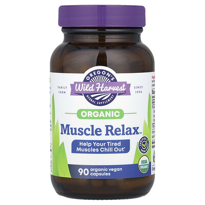 Organic Muscle Relax™, 90 Vegan Capsules