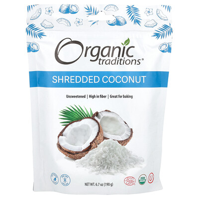Shredded Coconut, 6.7 oz (190 g)