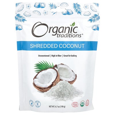 Shredded Coconut, 6.7 oz (190 g)