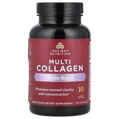 Multi Collagen, Brain Boost, 90 Capsules