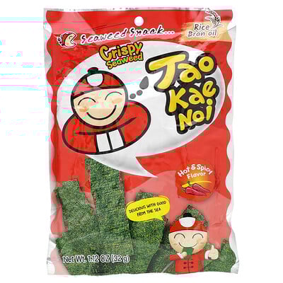Crispy Seaweed Snack, Hot & Spicy , 1.12 oz (32 g)