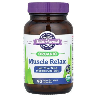 Organic Muscle Relax™, 90 Vegan Capsules