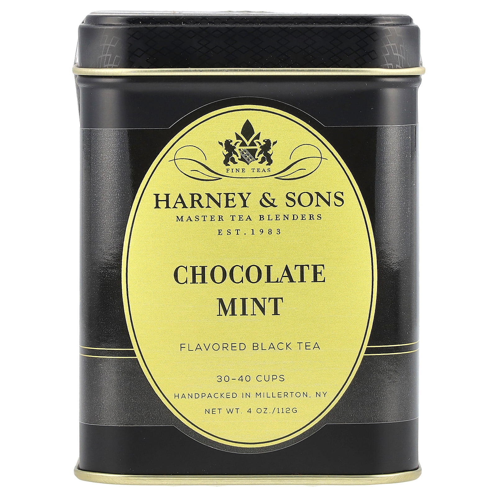 Harney & Sons, Flavored Black Tea, Chocolate Mint