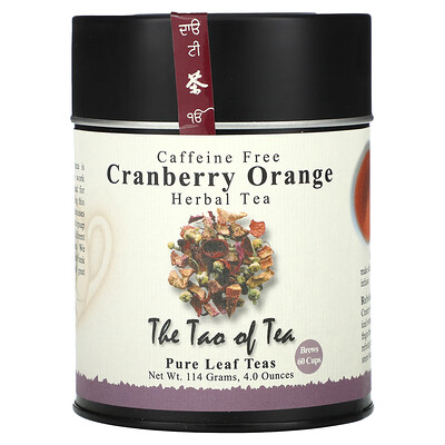Cranberry Orange Herbal Tea, Caffeine Free, 4 oz (114 g)