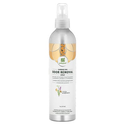 Garbage Bin Odor Removal Spray, Refreshing Wildflowers, 5 oz (147 ml)