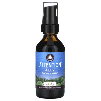 Kids, Attention Ally Focus Friend, 2 fl oz (59 ml)
