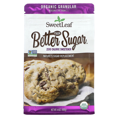 SweetLeaf, Better Than Sugar Organic Granular, 14 oz (400 g)