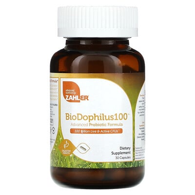 BioDophilus100, Advanced Probiotic Formula, 100 Billion CFUs, 30 Capsules