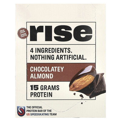 Protein Bar, Chocolatey Almond, 12 Bars, 2.1 oz (60 g) Each