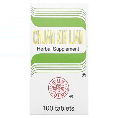 Chuan Xin Lian, 100 Tablets