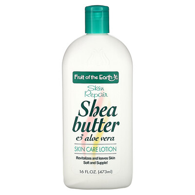 Skin Care Lotion, Shea Butter & Aloe Vera, 16 fl oz (473 ml)