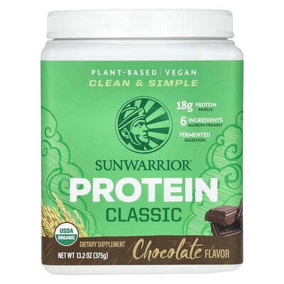 Classic Protein, Chocolate, 13.2 oz (375 g)