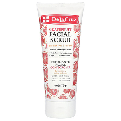Facial Scrub, Grapefruit, 6 oz (170 g)